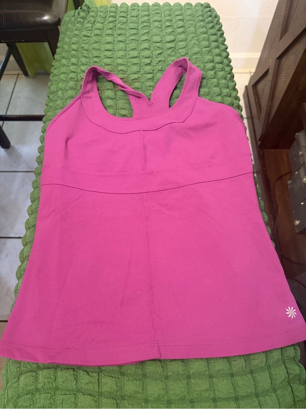 Athleta Bright Fuchsia Racerback Tank Top